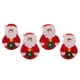 thumbnail image 1 of 4x Porta cubiertos navideños para cocina, bolsas decorativas Santa, 1 of 9