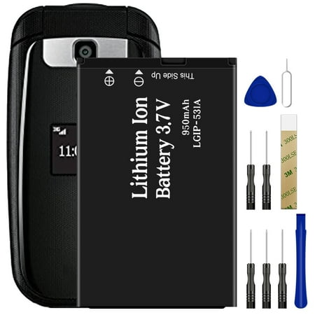 Replacement Battery LGIP-531A SBPL0091403 For US Cellular LG Envoy 3 III UN170 Tool