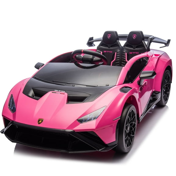 Ambifirner 24V Kids Electric Ride-On Drift Car: Speeds 1.86-5.59 MPH, Ages 3-8, Foam Front Wheels, 360° Spin, LED Lights, Dynamic Music, Early Learning, USB Port, Drift
