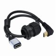 thumbnail image 2 of 4K60hz HDMI Extension Cable With Panel Mount Waterproof Connector For Car Boat Video 50cm/19.7in, 2 of 11