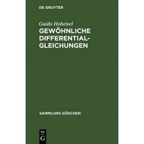 Sammlung Göschen: Gewöhnliche Differentialgleichungen (Hardcover)