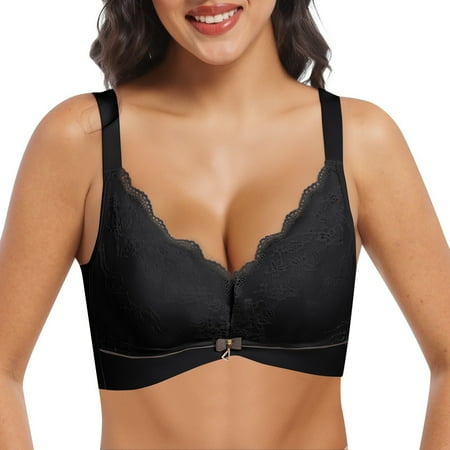 XJDJHC Everyday Bras For Women Latex Seamless Underwear Small Breast Up Wireless Medium Thickness Sexy Top Support Secondary Breast Sagging Bra Classic