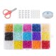 thumbnail image 2 of Glass Beads, Mixed Colors Small Beads Assorted Opaque Colors Lustered Loose Spacer Beads, Hole 1mm for Jewelry Making, DIY Crafting cristal 3mm 7500pcs perfecl perlas de tubo de fabricación de joyas, 2 of 8