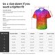 thumbnail image 5 of Balery Colorful Glitter Camisas hawaianas de manga corta para hombre, camisas playeras de corte holgado, camisas de vacaciones con botones,Small, 5 of 7