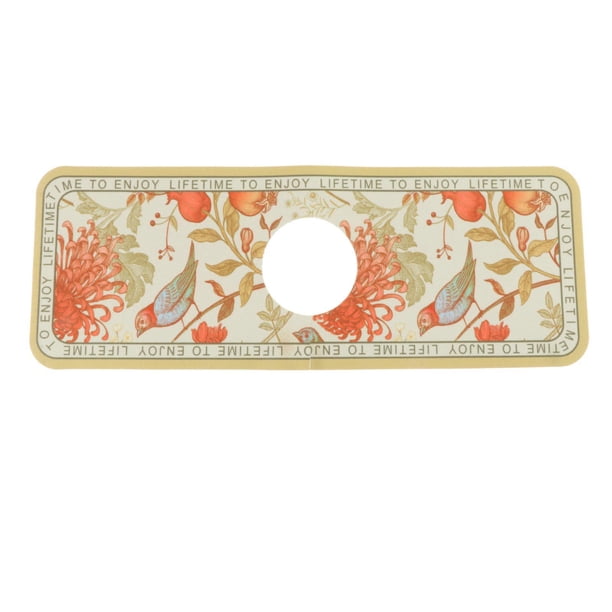 Alfombrilla de drenaje para grifo, alfombrilla para fregadero de cocina, protector de encimera, reutilizable, no tóxica Estilo B