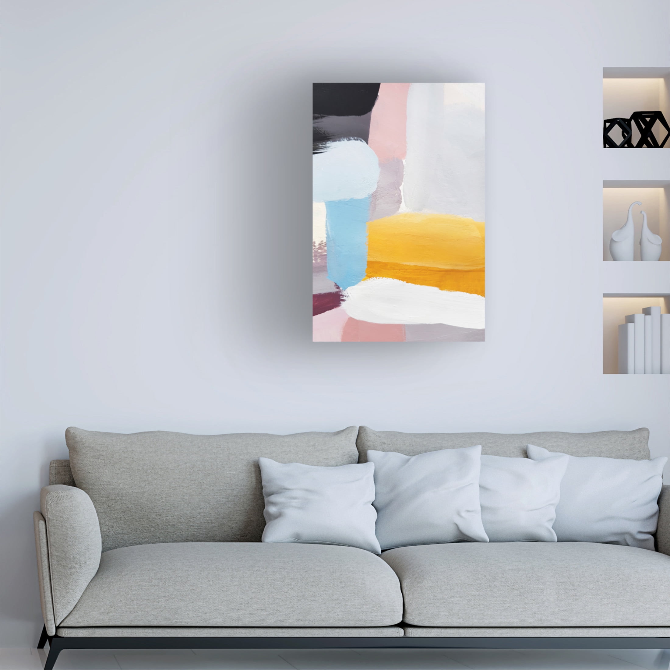 Canvas Wall Art - Incado 'Vibrance I' Wall Art for Living Room, Bedroom, or Office Décor by Trademark Fine Art - 22 x 32 Inches