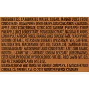 (24 Cans) Juice Monster Mango Loco, Energy + Juice, 16 fl oz