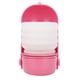 thumbnail image 5 of Botella de agua potable plegable portátil para viajes al aire libre para mascotas de silicona de 350 ml, hervidor para perros y gatos, color rosa, 5 of 11