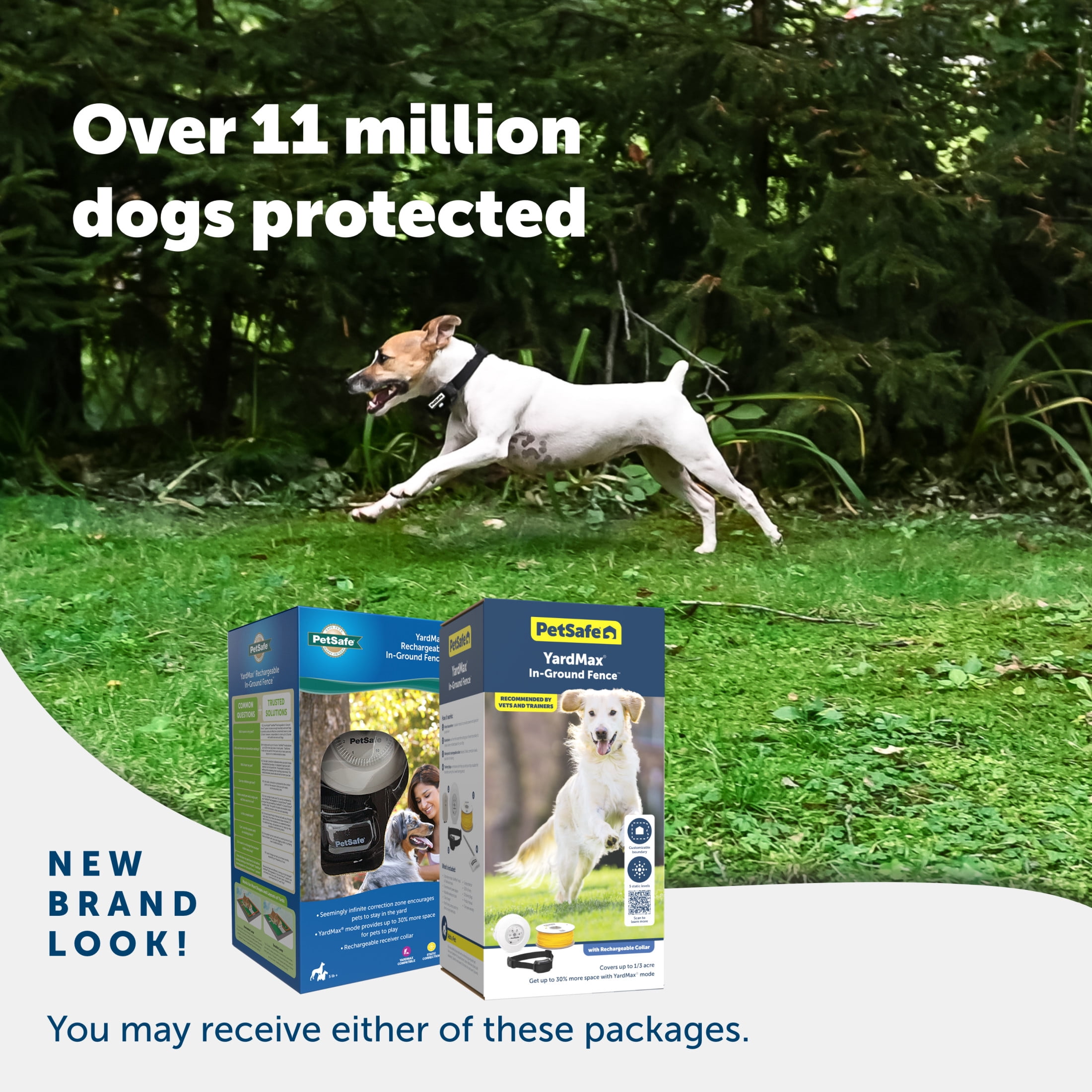 PetSafe YardMax Rechargeable In-Ground Fence for Dogs and Cats 5 lbs. and Up