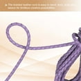 thumbnail image 4 of Round Braided Leather Cord, Braided Genuine Leather Cord Rope Folded for Crafts Jewelry Making Necklace Bracelets 3 Yards Light Purple, 4 of 7