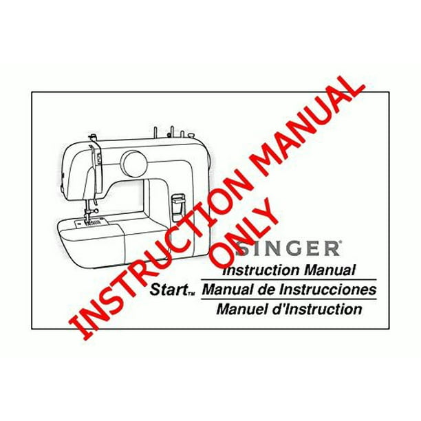 Singer 1304 Sewing Machine/Embroidery/Serger Owners Manual (Reprint