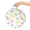 thumbnail image 2 of Watercolor Round Floor Cushion with Handle, Aquarelle Floral Drawing on Plain Backdrop Pattern, Decorative Pillow for Living Room & Dorms, 18" Round, Multicolor, by Ambesonne, 2 of 4