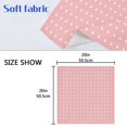 thumbnail image 5 of Iauyy Satin Napkins Set of 1- Star- Pink4 DIY Printing Decoration Cloth Napkin- Easy Care for Home/Party, 5 of 8
