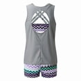 thumbnail image 7 of pimelu Bathing Suit Womens Swimsuits Tankini Set for Women Two Piece Swimsuits Summer Hawaiian Beach Fashion Striped Print Tank Top Swimwear with High Waist Boyshorts, 7 of 7