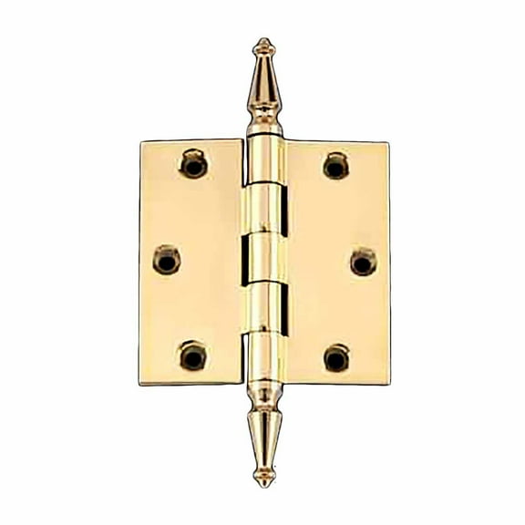 Renovator's Supply Kitchen Cabinet Door Hinge 3.5" Stainless Steel Removable Spire Tip Pins