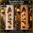 thumbnail image 2 of Christmas Decoration Indoor Outdoor,Christmas Tree Glowing Christmas Door Hanger, Warm Lighted Vertical Holiday Hanging Decor with Festive Accents for Front Door Side, Entryway and Wall,E, 2 of 6