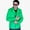 Green, variant on Mens Genuine Lambskin Neon Green Leather Jacket Quilted Stylish Jacket