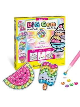 Creativity for Kids Big Gem Diamond Painting Sweets- Child Craft Kit for Boys and Girls