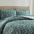 thumbnail image 5 of LammaLoe King Size Comforter Set, 7 Piece Botanical Bed in a Bag , Reversible Bedding Comforter Set with Sheets, Modern Bed Set, Gentle Pine/Cloudstone, 5 of 7
