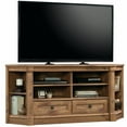 thumbnail image 1 of Pemberly Row Contemporary Engineered Wood 60" Corner TV Stand in Vintage Oak, 1 of 12