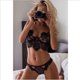 thumbnail image 4 of Ropa interior sexy estilo Europa y Estados Unidos ropa interior sexy conjunto sexy de tres puntos con encaje de pestañas, 4 of 6
