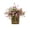 Beige, variant on Coollooc Spring Basket Flower Wreath for Front Door Hanging Rattan Basket, Hanging Flower Basket with Lifelike Hydrangea Floral Arrangement with Bow for Home Decor Living Office and Garden(Beige)