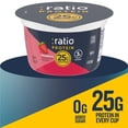 thumbnail image 2 of Ratio Yogurt Protein Cultured Dairy Snack, Strawberry, 25g Protein, 5.3 OZ, 2 of 15