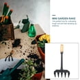 thumbnail image 4 of Five-Tooth Mini Garden Rake Hand Tool for Soil Loosening and Garden Cleaning, Small Gardening Rake for Plant Care, 4 of 6