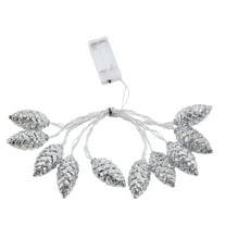 6.5 FT Christmas Pine Cone Light String, Christmas Decorations for Home Gold Plastic Pinecone String Lights LED Lights String, Battery Operated, 20 Warm White LED Lights Clear Wire