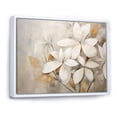 thumbnail image 2 of Designart "Whispered Beauty Of Plumeria Blooms IV" Plumeria Floater Framed Canvas Prints, 2 of 5