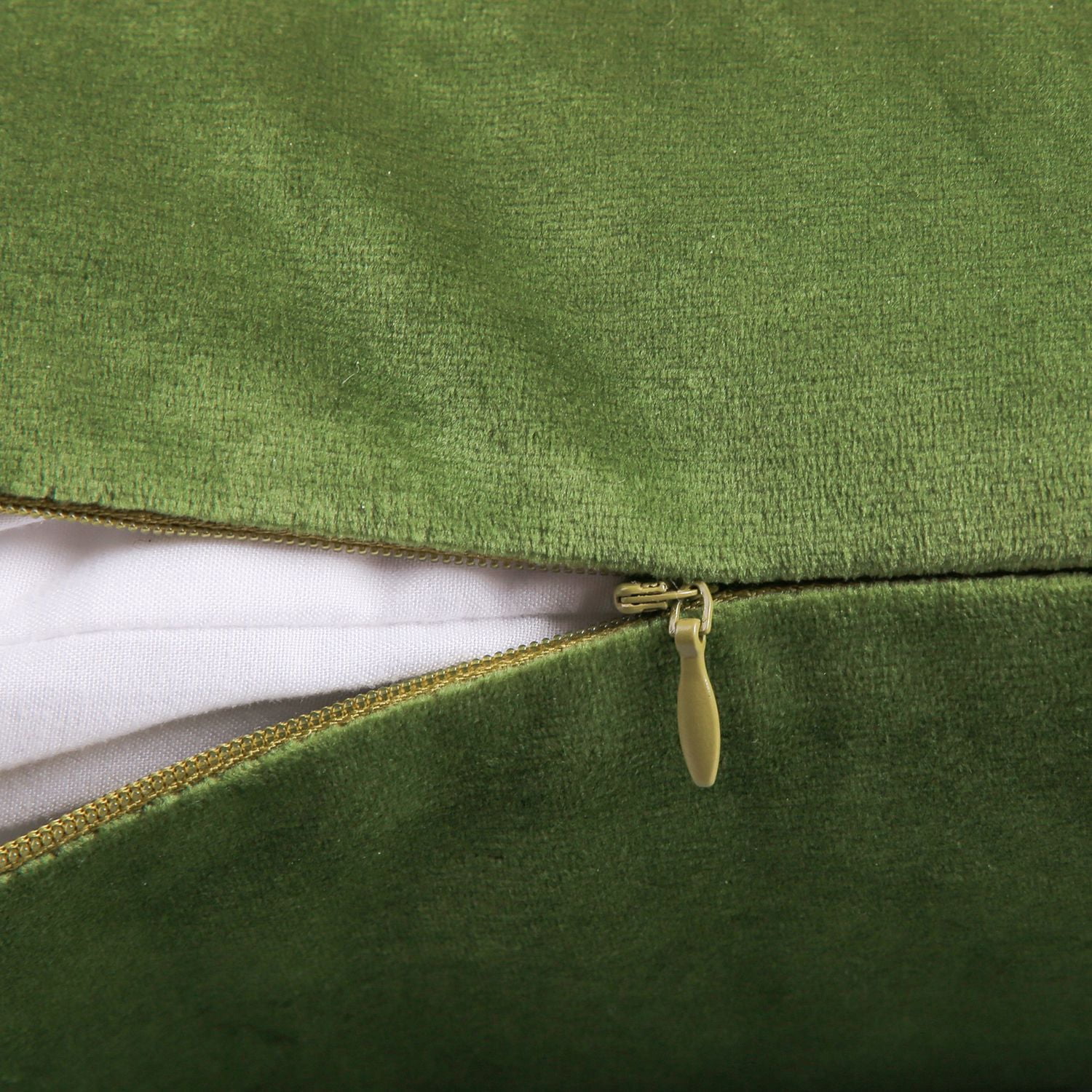 Phantoscope Silky Velvet Decorative Throw Pillow, 20 x 20 in, Light Green, 1 Pack