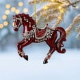 thumbnail image 7 of Horse Keepsake Ornament, Unique Horse Gift, Holiday Horse Decoration, Horse Ornament for Tree, Decorative Acrylic Ornament, Horse Lover Ornament, Sparkling Decoration Horse, 7 of 7