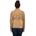 thumbnail image 2 of Scully L1080-126 XXL Womens Suede Jacket with Fringe & Lacing, Old Rust - 2XL, 2 of 2