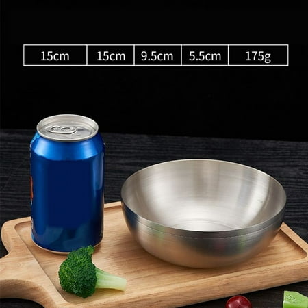 

RAINB Stainless Steel Serving Dishes Dipping Sauce Snack Dish Plates