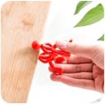 thumbnail image 5 of 1PC Cute Mini Man Shape Cutting Board Rack Chopping Board Chopsticks Holder (Green), 5 of 5