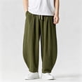 thumbnail image 2 of AnuYalue Sweatpants for Men Casual Loose Workout Pants Big and Tall Breathable Trousers Elastic Waist Solid Jogger Pants, 2 of 10