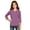#A01-Purple, variant on Abcomgle Long Sleeve Shirts for Girls 7-8 Henley Button Winter T-Shirts for Kids Girls Casual Basic Girls Tops Trendy Plaid Girls Tunic Tops