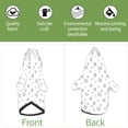 thumbnail image 3 of Uemuo Hand Drawn Turtle for Winter Dog Hoodie Sweatshirts with Pockets Warm Dog Clothes for Small Dogs Chihuahua-Small, 3 of 8