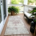 thumbnail image 6 of Addison Rugs Chantille Indoor/Outdoor Transitional Damask Ivory Washable Runner Rug, 2'3" x 7'6", 6 of 6
