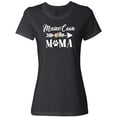 thumbnail image 3 of Inktastic Maine Coon Mama with Flowers and Arrow Women's T-Shirt, 3 of 5
