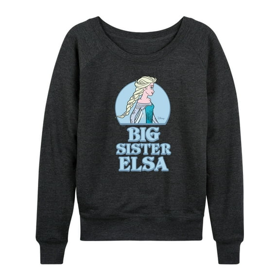 Frozen - Winter - Big Sister Elsa - Women's Lightweight French Terry Long Sleeve Shirt