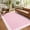 pink, variant on Washable 2x6 Runner Rug Beige Gray Long Non-Slip Carpet Foldable Bordered Low Pile Stain Resistant Indoor Accent