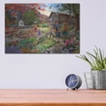 thumbnail image 4 of Luxe Metal Art 'Wildflower Mountain' by Bigelow Illustrations Metal Wall Art, 16" x 12", 4 of 9