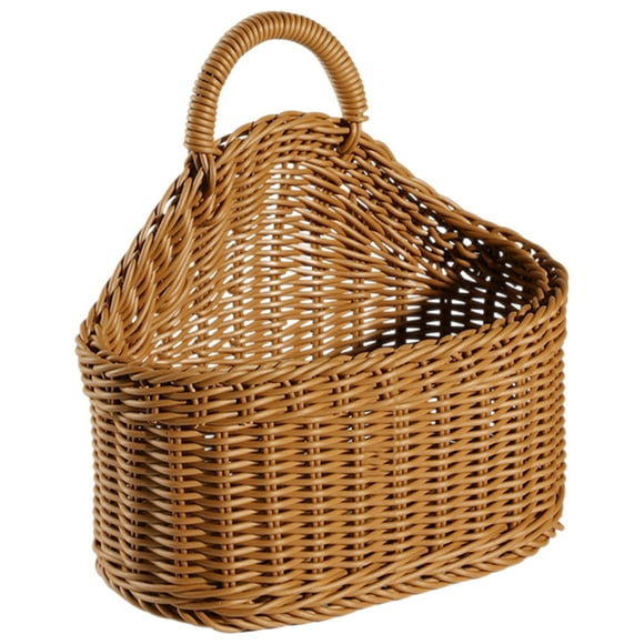 ColoMX Cesta para colgar en la pared, cesta de almacenamiento de frutas, cesta colgante de flores, cesta multifuncional