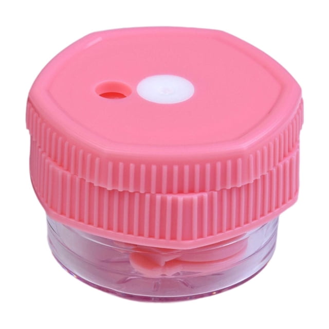 MERIGLARE Contact Lens Cleaner Box Protein Removal Machine for Rings Daily Use Glasses pink