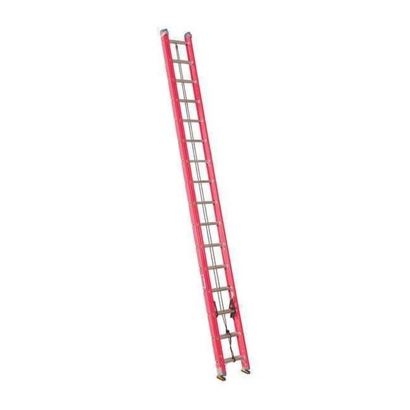 Westward 32 ft Fiberglass Extension Ladder, 300 lb Load Capacity 44YY21