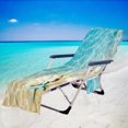 thumbnail image 3 of Aosijia Bohemia Beach Chair Cover with Side Pockets Quick Dry Chair Towel Cover for Sun Pool Sunbathing Garden Beach Hotel No Sliding, 3 of 11