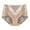 Beige, variant on Underwear Women Tummy Control Mid High Waist Lace Seamless Brief Briefs Panties For Women