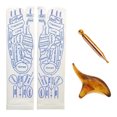 thumbnail image 1 of Acupressure Reflexology Socks Set with Trigger Point Massage Tool Foot Massage Socks Foot Pain Relief, 1 of 8