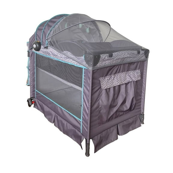 Cuna Mecedora Prinsel Aura Gris